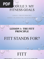 Module 3 My Fitness Goals