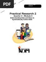 Pracresearch2 Grade 12 q4 Mod4 Understanding Data and Ways To Systematically Collectdocx