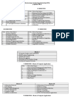 Visvesvaraya Technology University (VTU) ) Syllabus-MCA