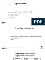 UTP - Sesion I - Negociación - Curso On Line - Plantillas para Cursos Transversales