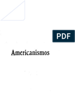 Americanismos. (¿1912)