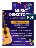 Music Industry Directory: Agents, Producers, and More