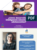 Presentación Taller ¿Cómo Desarrollar La Inteligencia Emocional en Adolescentes