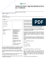 TGI Paris Juge Des Libertés Et de La Détention 6 Avr 2018 N° 1801316 - Pas Donner Bénéfice Procédure de Retenue Alors Que Besoin D'établir Régularité