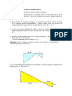 Actividades Del Teorema de Pitágoras 23 de Enero de 2023