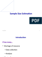 C-8 Sample Size Estimation