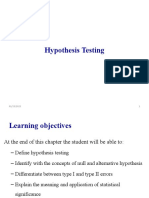 C-9 Hypothesis Testing