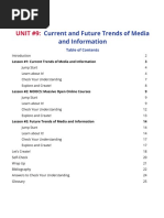 FINAL - UNIT 9 Current and Future Trends of Media and Information, 3 Topics