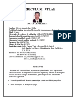 Curriculum Vitae: Datos Generales