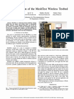 A Demonstration of The Meshtest Wireless Testbed