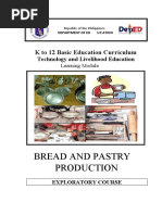 K To 12 Bread and Pastry Learning Module