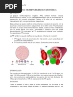 Púrpura Trombocitopénica Idiopática