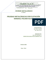 001 Informe Pruebas Metalurgicas