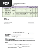 EVALUASI (Kisi-Kisi Soal Dan Kartu Soal) Sudut Berelasi YAYU H.F