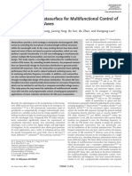 2017 - Reconfigurable Metasurface For Multifunctional Control of Electromagnetic Waves