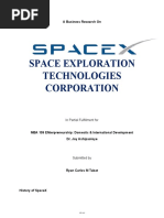 SPACEX - Business Research - MBA109