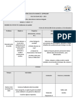 1° Primaria FORMATO PROYECTO