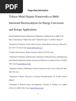 Trilayer Metal-Organic Frameworks As Multifunctional Electrocatalysts For Energy Conversion and Storage Applications SI