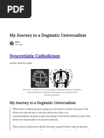 My Journey To A Dogmatic Universalism