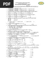 3rd Quarterly Exam in MATH 8