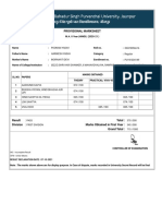 Poonam Yadav Ma Hindi Final Year Marksheet