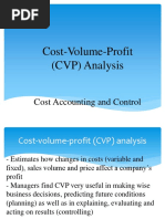 CVP Analysis - de Leon