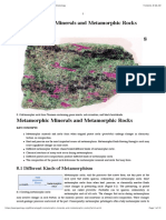 8 Metamorphic Minerals and Metamorphic Rocks - Mineralogy