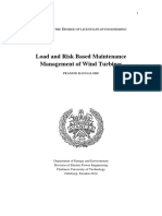 Load and Risk Based Maintenance Management of Wind Turbines