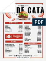 Menu Donde Cata