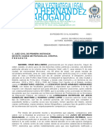 Demanda de Divorcio Incausado Alejandra Calderon