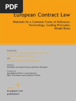 Capitant, E European Contract Law