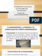 El Emprendedor, La Empresa y El Significado Del Espiritu Emprendedor