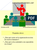 Capacitacion - Mandos - Medios - Rol Del Supervisor