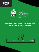 Instructivo Formación de Equipos Electorales