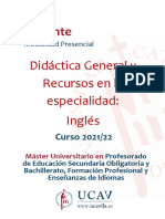 Didáctica Generales Recursos en Especialidad Inglés