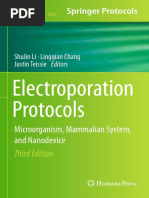 Electroporation Protocols: Microorganism, Mammalian System, and Nanodevice