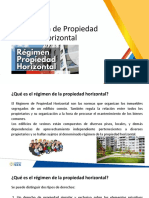 Exposición Régimen Propiedad Horizontal