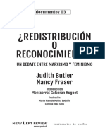 Fraser - de La Redistribución Al Reconocimiento