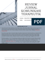 Review Jurnal Komunikasi Terapeutik