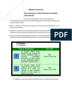 Objetivo de Esta Guía La Guía de Práctica Clínica Evaluación y Control Nutricional Del Adulto Mayor en Primer Nivel de Atención