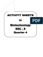 4Q - Biotechnology - Activity Sheets