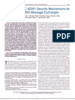 A Review of IEC 62351 Security Mechanisms For IEC 61850 Message Exchanges