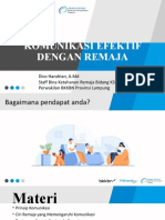 Komunikasi, Perilaku Beresiko, Literasi Digital