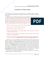 Absorption of Gamma Rays