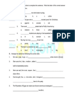 2nd Grade Fourth Grading Quiz