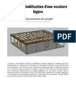 SAÉ 3.3: Modélisation D'une Ossature Légère: Présentation Du Projet