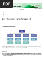 2.2 - Organization and Management - IGCSE AID