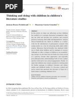 Children Society - 2022 - Deszcz Tryhubczak - Thinking and Doing With Childism in Children S Literature Studies