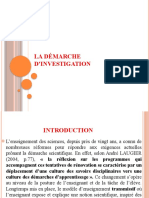 La Démarche D'investigation