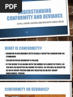 Understanding Conformity and Deviance 1